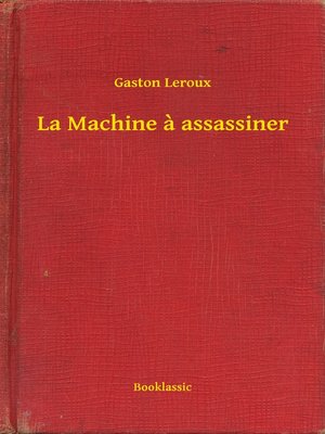 cover image of La Machine a assassiner